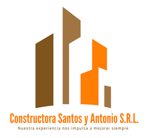 Logo de constructora santos y antonio